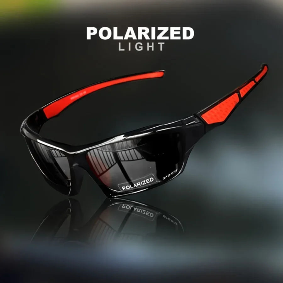 Polarized UV400 Sports Shades with Round Metal Frame – Custom Fit for Men & Women - Fashion Eyewear - Óculos de Sol Esportivos com Lentes Polarizadas UV400 – Armação Redonda em Metal, Ajuste Personalizado para Homens e Mulheres