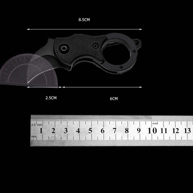 Discreet Pocket Knife Portable EDC Key Knife - Discreto Canivete de Bolso Portátil Estilo Chaveiro-Garra - Alta Qualidade
