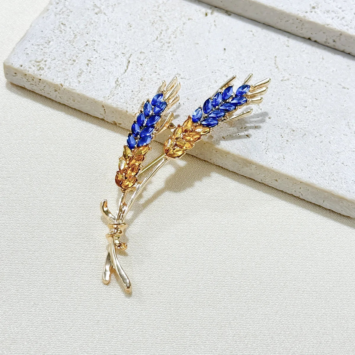 Elegant Colored Crystal Flower Brooches for Women - Jóias Finas - Broche Luxo em Cristal Colorido - Zirconia
