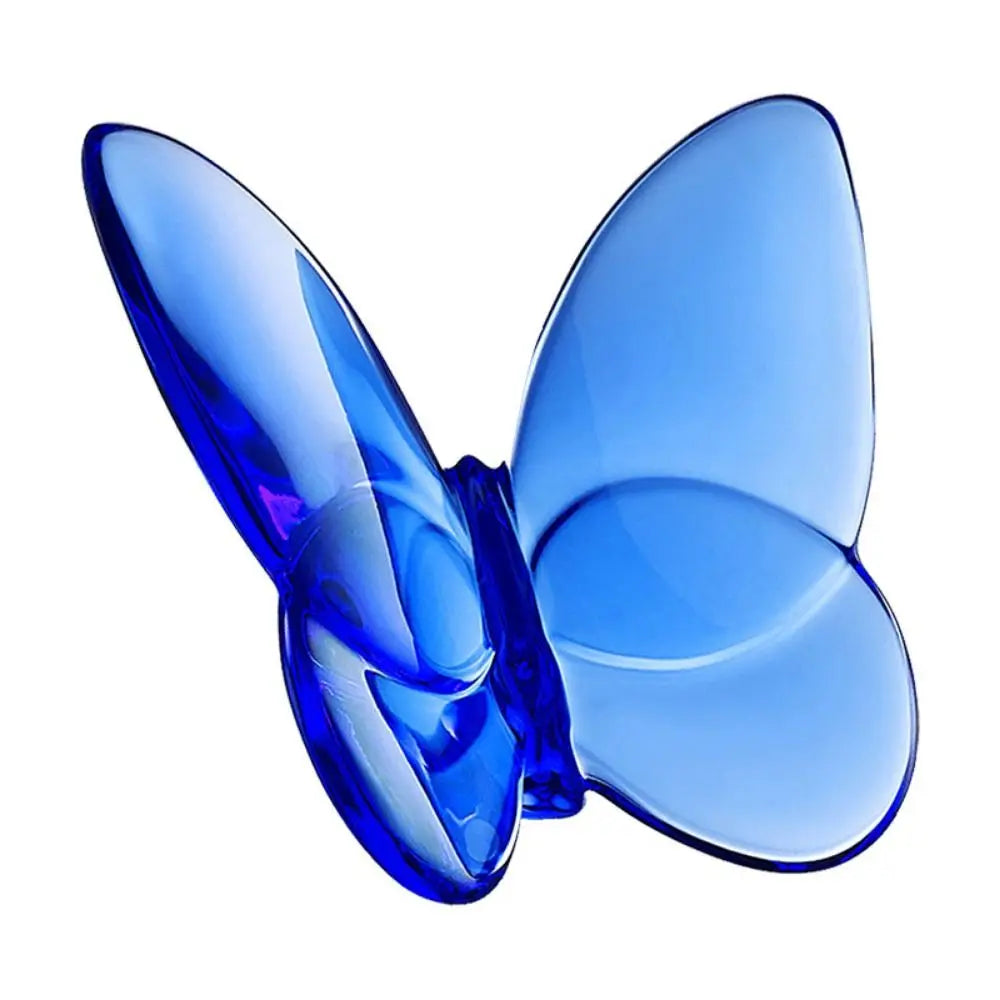 Baccarat Crystal Butterfly Replicas - Art Collectible Cold Color - Fine Material - Réplicas das Célebres Borboletas em Cristal Baccarat – Objeto de Arte Colecionável em Cores Frias – Material Fino