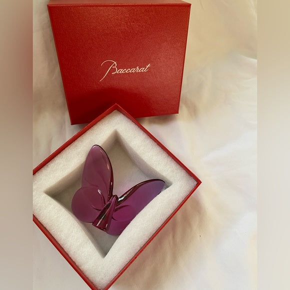 Baccarat Crystal Butterfly Replicas - Art Collectible Cold Color - Fine Material - Réplicas das Célebres Borboletas em Cristal Baccarat – Objeto de Arte Colecionável em Cores Frias – Material Fino