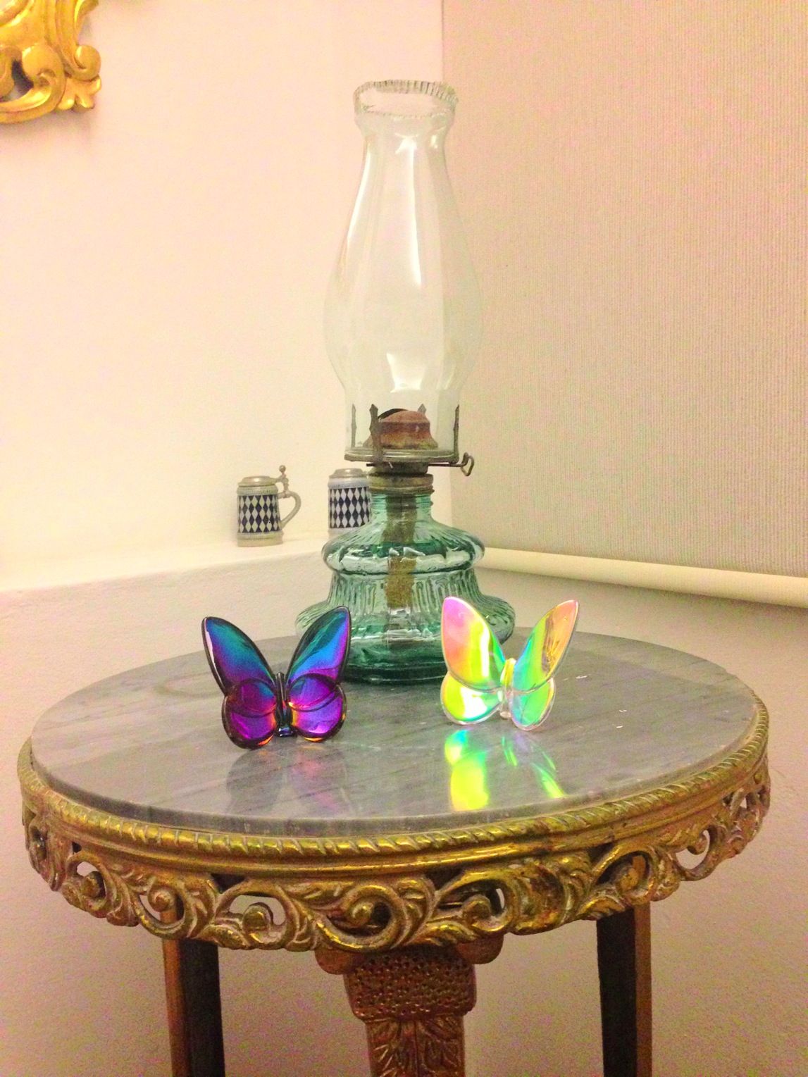 Baccarat Crystal Butterfly Replicas - Art Collectible Cold Color - Fine Material - Réplicas das Célebres Borboletas em Cristal Baccarat – Objeto de Arte Colecionável em Cores Frias – Material Fino