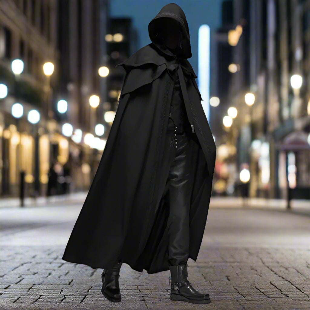 Luxury Hooded cloak - Medieval Costume - High Quality Multisex - Capa Luxuosa Com Capuz – Traje Medieval - Excelente Qualidade Unisex