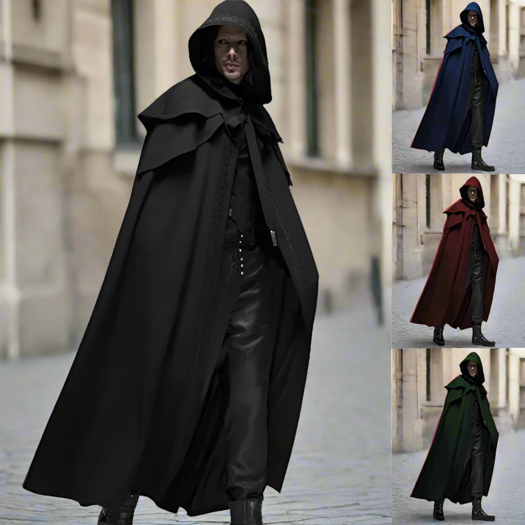 Luxury Hooded cloak - Medieval Costume - High Quality Multisex - Capa Luxuosa Com Capuz – Traje Medieval - Excelente Qualidade Unisex