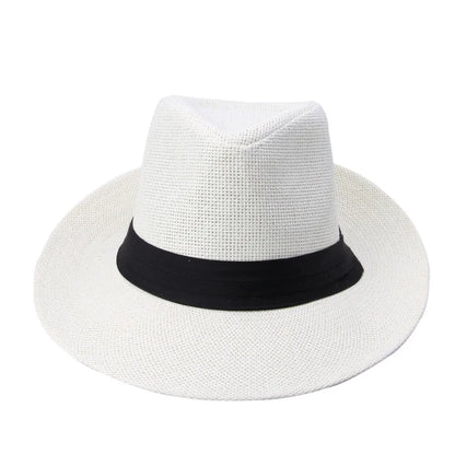 Sun Classic Men's Hat - Côte D'Azur Style - Chapéu Clássico Para Homens - Estilo Sul da França - Chapéu em Palha de Papel - Alta Qualidade