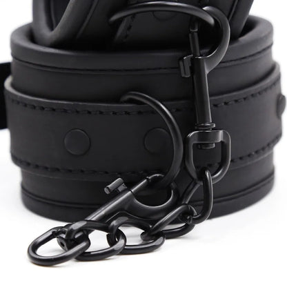 Adjustable Handcuffs Wrist Ankle - Leather - Algemas Ajustáveis Pulsos-Tornozelos- Couro - Para Jogos Eróticos