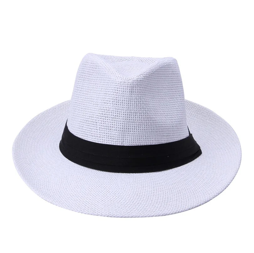 Sun Classic Men's Hat - Côte D'Azur Style - Chapéu Clássico Para Homens - Estilo Sul da França - Chapéu em Palha de Papel - Alta Qualidade