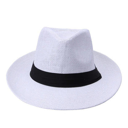 Sun Classic Men's Hat - Côte D'Azur Style - Chapéu Clássico Para Homens - Estilo Sul da França - Chapéu em Palha de Papel - Alta Qualidade