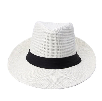 Sun Classic Men's Hat - Côte D'Azur Style - Chapéu Clássico Para Homens - Estilo Sul da França - Chapéu em Palha de Papel - Alta Qualidade