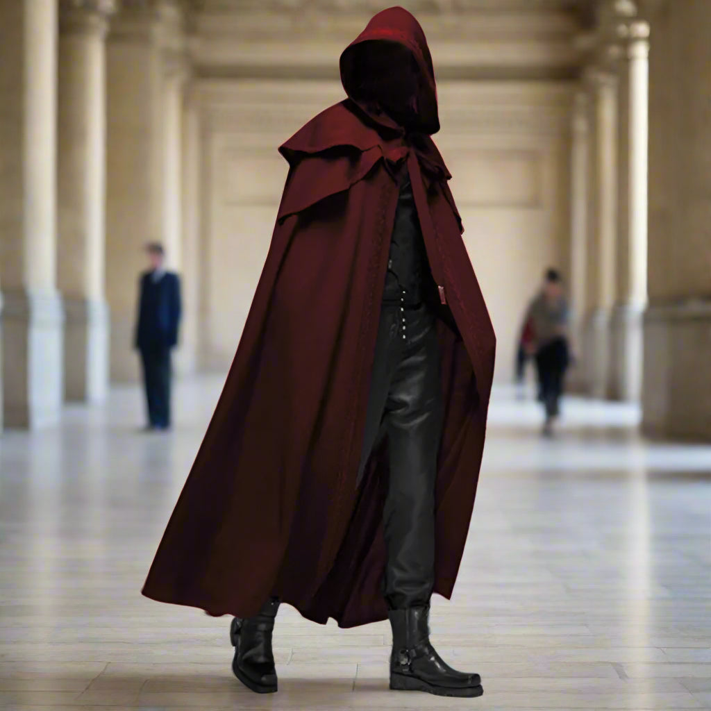Luxury Hooded cloak - Medieval Costume - High Quality Multisex - Capa Luxuosa Com Capuz – Traje Medieval - Excelente Qualidade Unisex