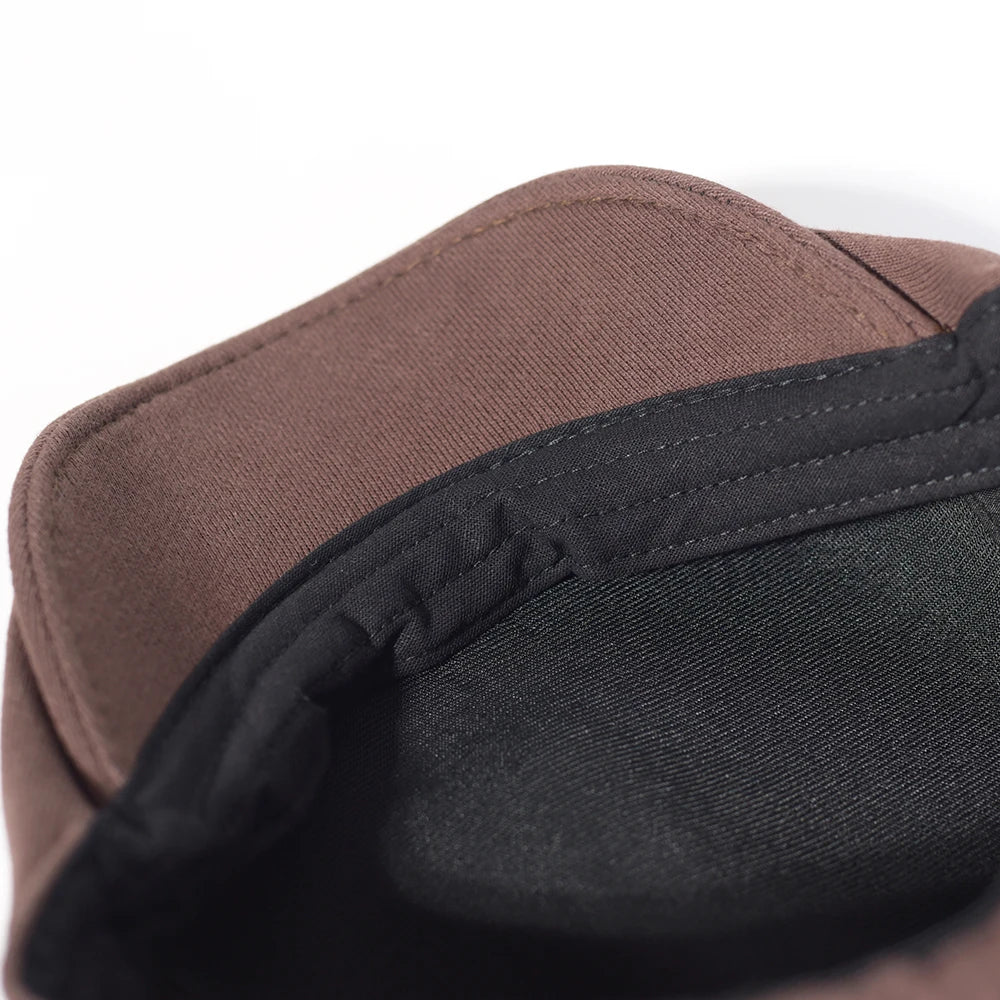 Vintage Flat Cap – Soft Cotton - French Beret for Men Classic-Casual Solid 'Newsman' Style - Boina Vintage Masculina – Algodão Macio – Estilo Francês Clássico-Casual – Modelo Sólido "Jornalista"