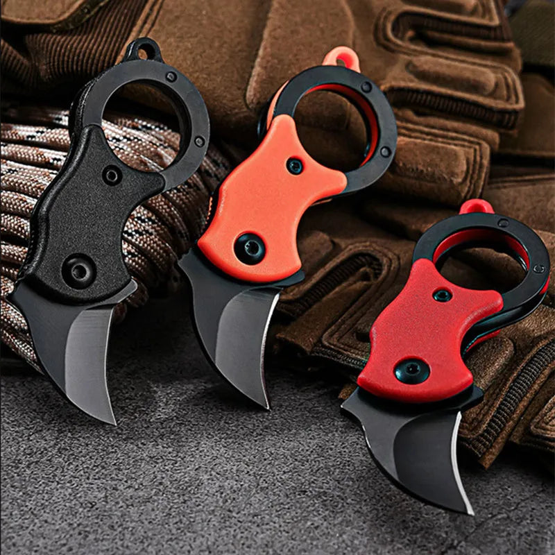Discreet Pocket Knife Portable EDC Key Knife - Discreto Canivete de Bolso Portátil Estilo Chaveiro-Garra - Alta Qualidade