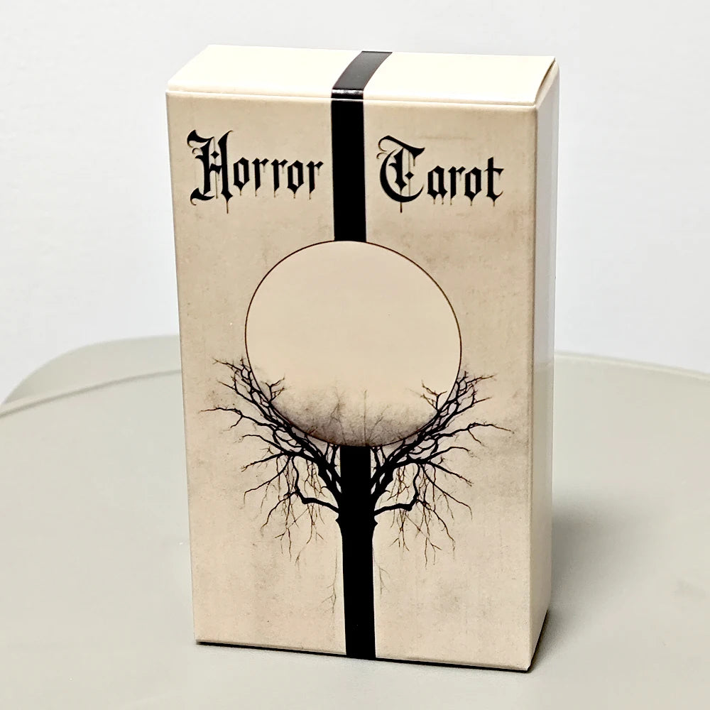 Tarot Deck Horror Style 78 Cards - Jogo de Tarot Gótico - Tema Horror - 78 Cartas - Alta Qualidade
