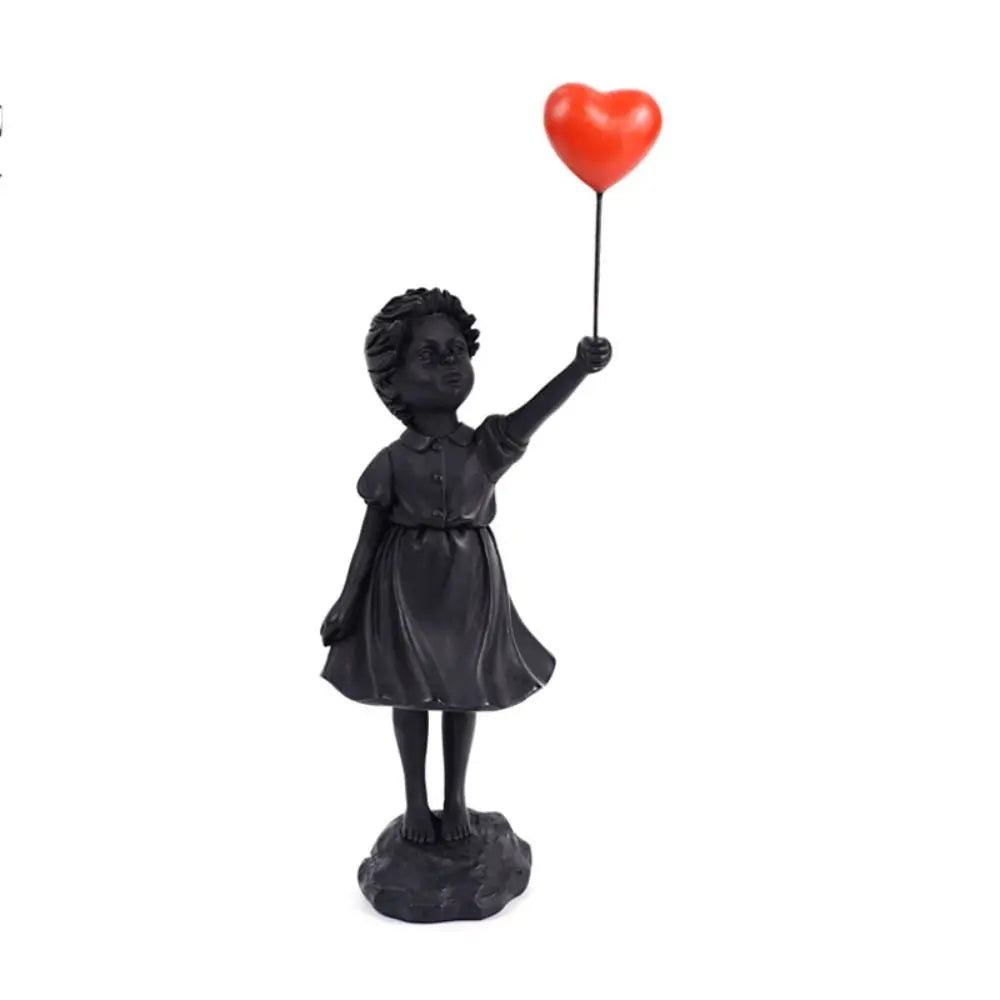 Art Replica Banksy Sculpture Flying Balloon to Home-Office - Replica Célebre do Artista Britânico Bansky - Peça de Arte Versão: Balão Voador