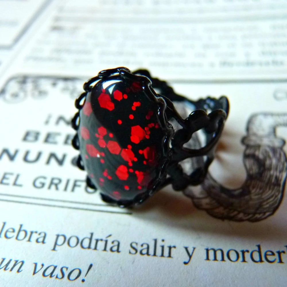 Mystic Rings For Rituals - Dark Jewelry - Gothic Adjustable Rings - Anéis Místicos . Gótico Contemporâneo - Ajustável