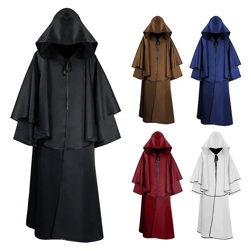 Basic Hooded Cloak Light Fabric - Color Options - Capa e Capus Básico - Tecido Leve com Opções de Cores