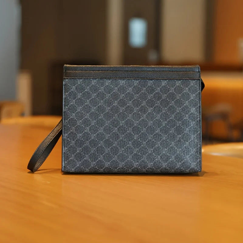 Envelope - Business Men's Clutches Luxury Handbag -  Pasta de mão para Negócios estilo envelope, com gancho para mão. Para Homens.