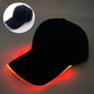 LED Lighted Up Baseball Cap - Adjustable -  Boné Futurista Led - Ciclismo - Esportes Noturnos - Ajustável