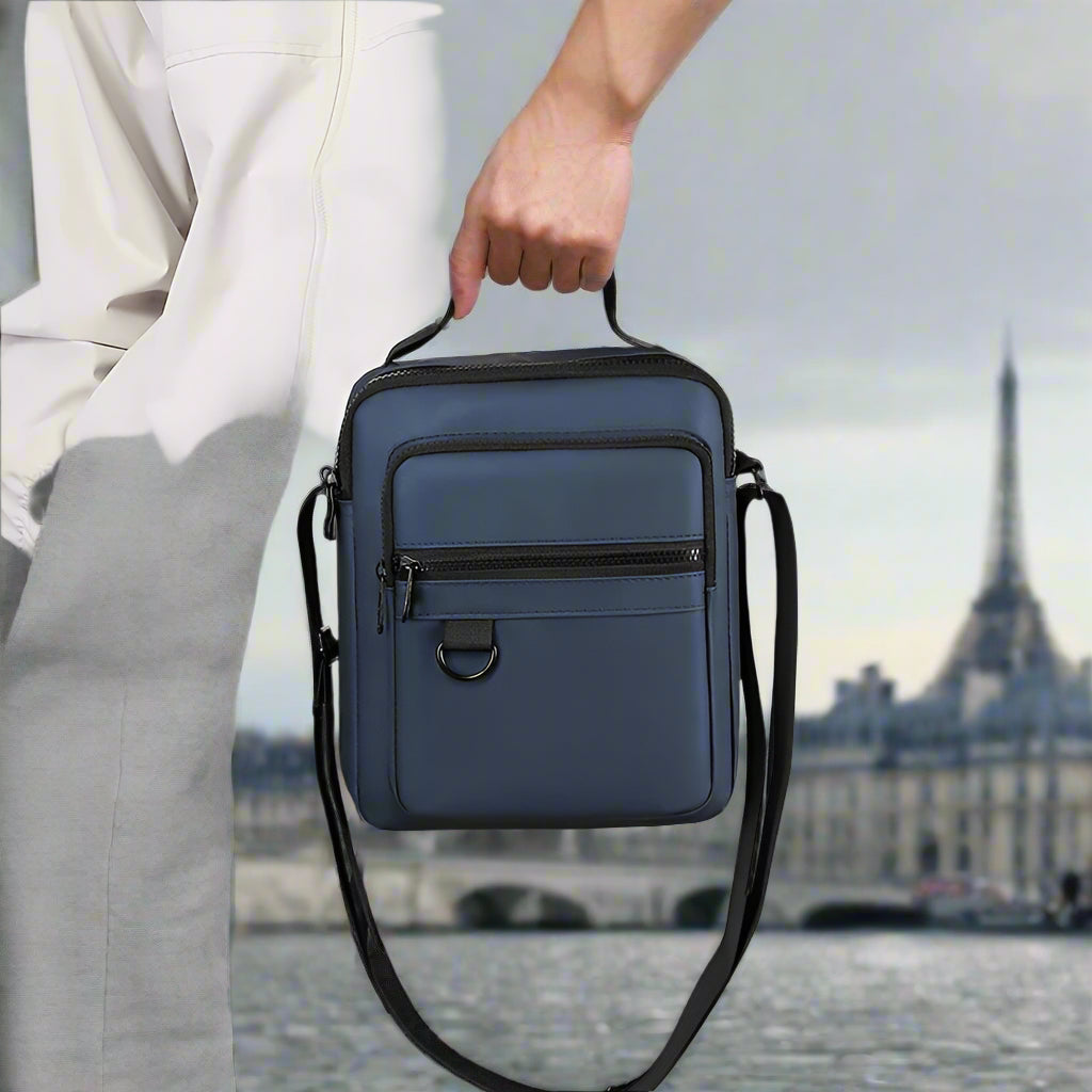 Crossbody bag - Mignon Version - 
Bolsa Estilo Lateral Masculina - Pocket -
Casual  - Transversal - Zipper
