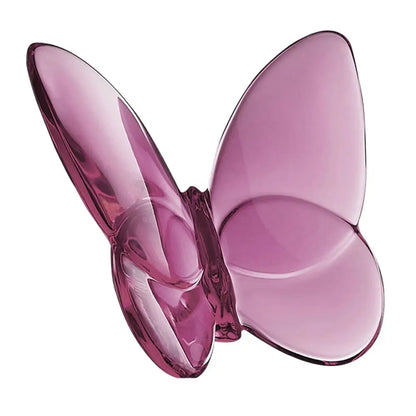 Baccarat Crystal Butterfly Replicas - Art Collectible Cold Color - Fine Material - Réplicas das Célebres Borboletas em Cristal Baccarat – Objeto de Arte Colecionável em Cores Frias – Material Fino