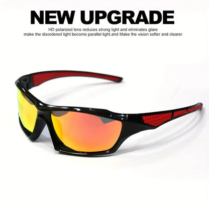 Polarized UV400 Sports Shades with Round Metal Frame – Custom Fit for Men & Women - Fashion Eyewear - Óculos de Sol Esportivos com Lentes Polarizadas UV400 – Armação Redonda em Metal, Ajuste Personalizado para Homens e Mulheres