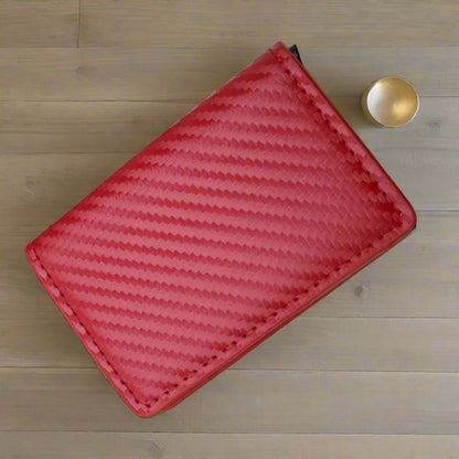 Minimalist Metal Wallet - Carteira Slim Pop-Up de Fibra de Carbono Masculina RFID Minimalista Preta