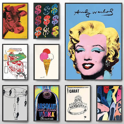 Marilyn Monroe Canvas Pop Art - Quadros Marilyn Monroe em Arte Contemporânea - 2 tamanhos