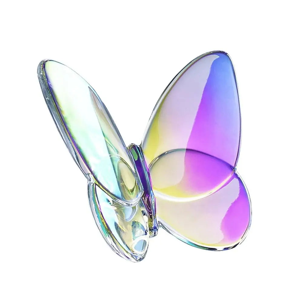 Baccarat Crystal Butterfly Replicas - Art Collectible Cold Color - Fine Material - Réplicas das Célebres Borboletas em Cristal Baccarat – Objeto de Arte Colecionável em Cores Frias – Material Fino