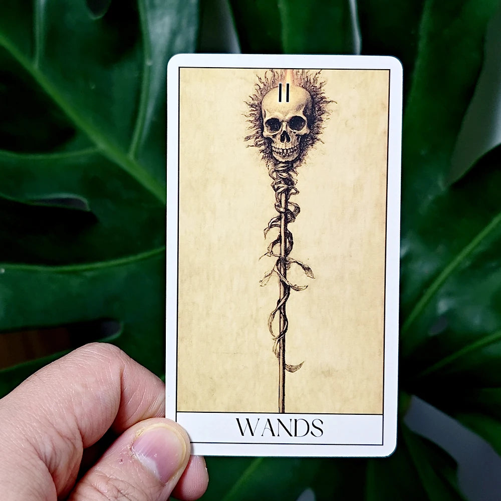 Tarot Deck Horror Style 78 Cards - Jogo de Tarot Gótico - Tema Horror - 78 Cartas - Alta Qualidade