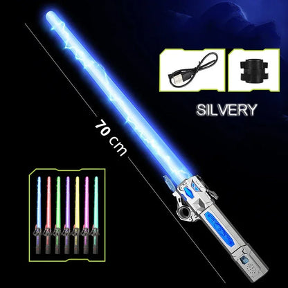 Laser Sword 2-in-1 Rotating Decompression Star Wars Reference - Espadas de Lutas Brilhantes - Cor Múltipla - Referência StarWars