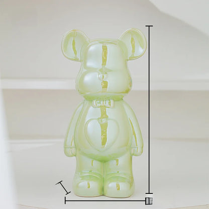 Japanese Teddy Bear Art Replica Ceramic Statue - Réplica Japonesa da célebre  Brick Art - Versão Ursinho - Multicolor