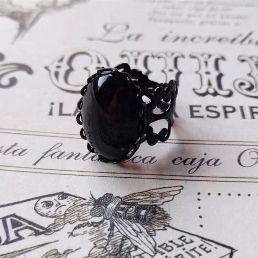 Mystic Rings For Rituals - Dark Jewelry - Gothic Adjustable Rings - Anéis Místicos . Gótico Contemporâneo - Ajustável