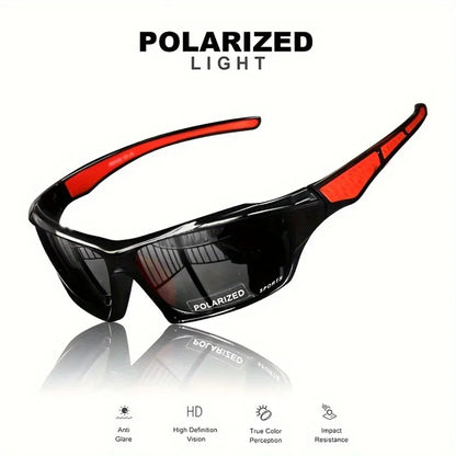Polarized UV400 Sports Shades with Round Metal Frame – Custom Fit for Men & Women - Fashion Eyewear - Óculos de Sol Esportivos com Lentes Polarizadas UV400 – Armação Redonda em Metal, Ajuste Personalizado para Homens e Mulheres