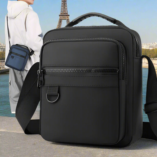 Crossbody bag - Mignon Version - 
Bolsa Estilo Lateral Masculina - Pocket -
Casual  - Transversal - Zipper