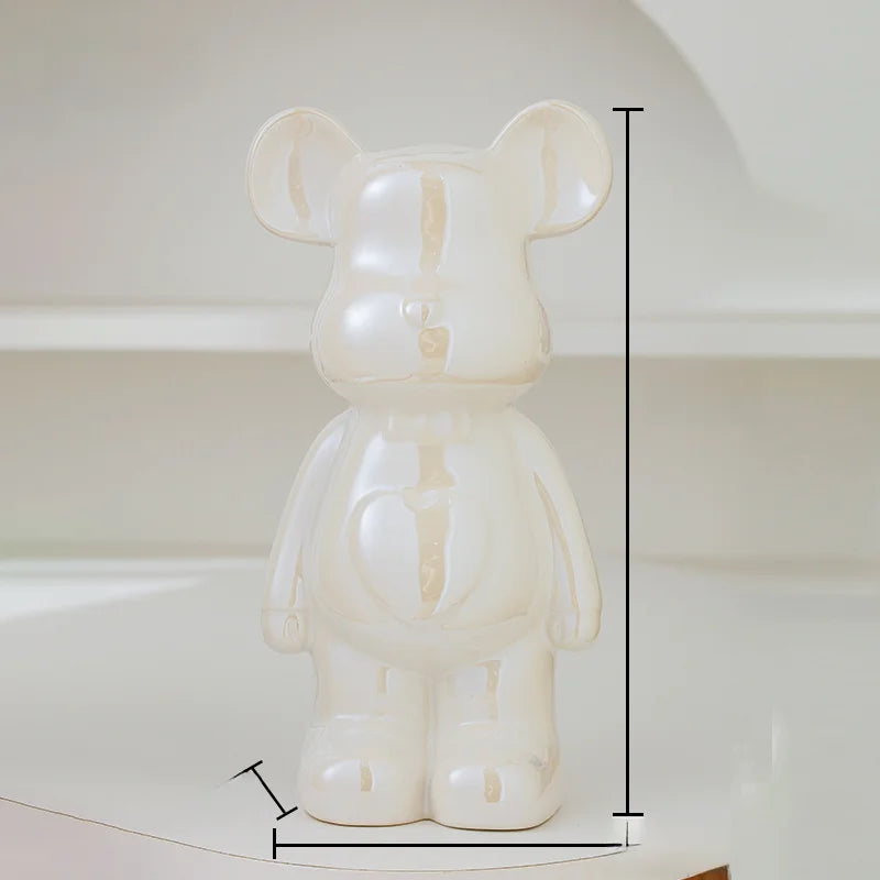 Japanese Teddy Bear Art Replica Ceramic Statue - Réplica Japonesa da célebre  Brick Art - Versão Ursinho - Multicolor