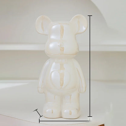 Japanese Teddy Bear Art Replica Ceramic Statue - Réplica Japonesa da célebre  Brick Art - Versão Ursinho - Multicolor