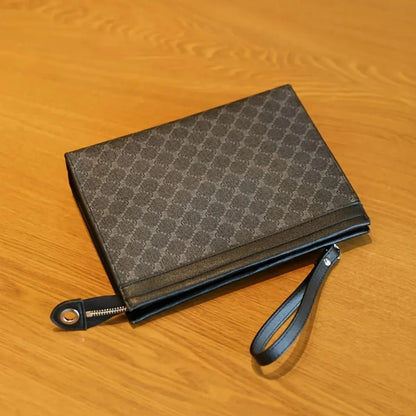Envelope - Business Men's Clutches Luxury Handbag -  Pasta de mão para Negócios estilo envelope, com gancho para mão. Para Homens.