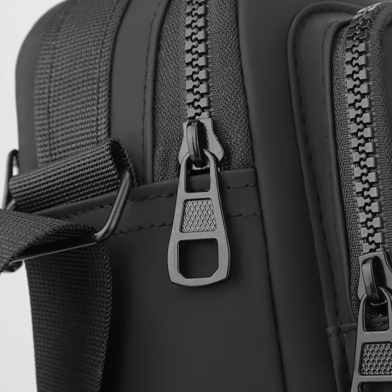 Crossbody bag - Mignon Version - 
Bolsa Estilo Lateral Masculina - Pocket -
Casual  - Transversal - Zipper
