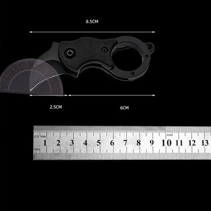 Discreet Pocket Knife Portable EDC Key Knife - Discreto Canivete de Bolso Portátil Estilo Chaveiro-Garra - Alta Qualidade