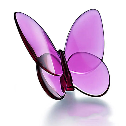 Baccarat Crystal Butterfly Replicas - Art Collectible Cold Color - Fine Material - Réplicas das Célebres Borboletas em Cristal Baccarat – Objeto de Arte Colecionável em Cores Frias – Material Fino