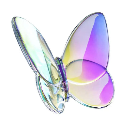 Baccarat Crystal Butterfly Replicas - Art Collectible Cold Color - Fine Material - Réplicas das Célebres Borboletas em Cristal Baccarat – Objeto de Arte Colecionável em Cores Frias – Material Fino