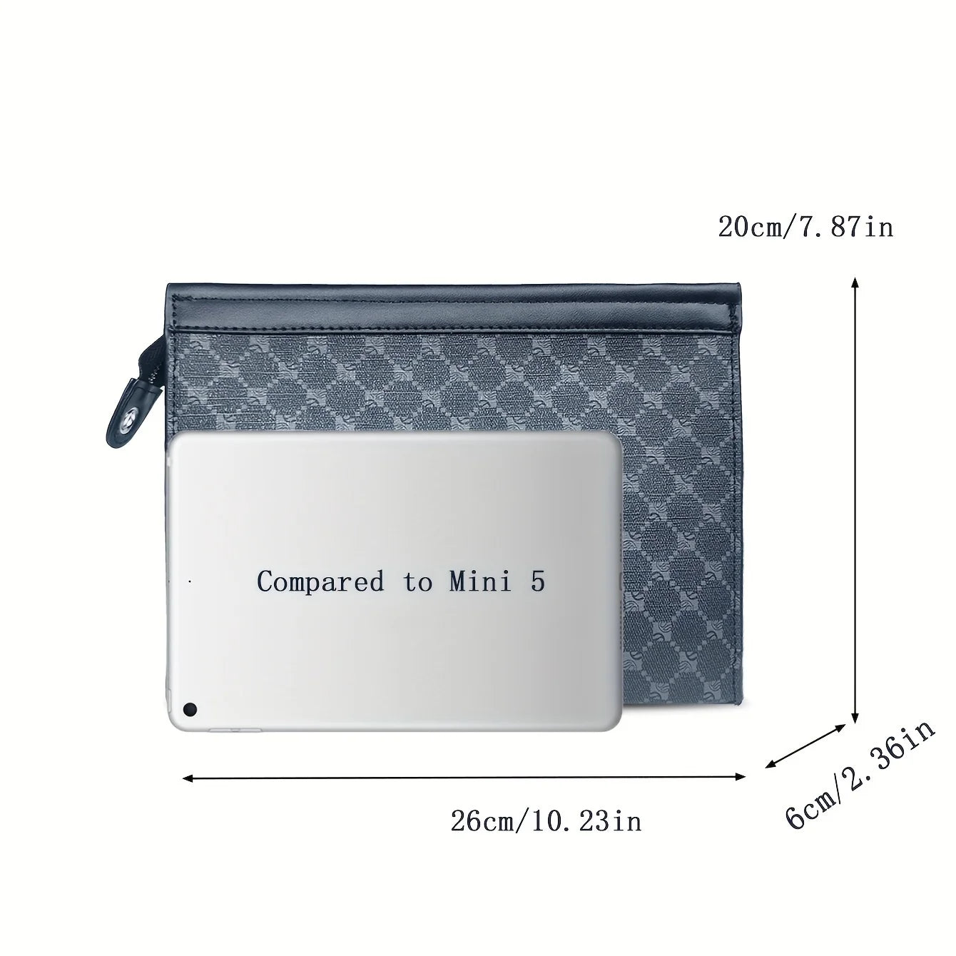 Envelope - Business Men's Clutches Luxury Handbag -  Pasta de mão para Negócios estilo envelope, com gancho para mão. Para Homens.
