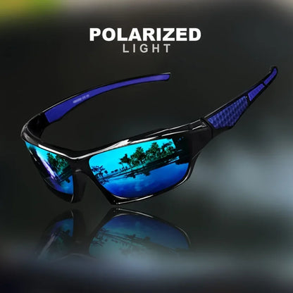 Polarized UV400 Sports Shades with Round Metal Frame – Custom Fit for Men & Women - Fashion Eyewear - Óculos de Sol Esportivos com Lentes Polarizadas UV400 – Armação Redonda em Metal, Ajuste Personalizado para Homens e Mulheres