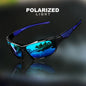 Polarized UV400 Sports Shades with Round Metal Frame – Custom Fit for Men & Women - Fashion Eyewear - Óculos de Sol Esportivos com Lentes Polarizadas UV400 – Armação Redonda em Metal, Ajuste Personalizado para Homens e Mulheres