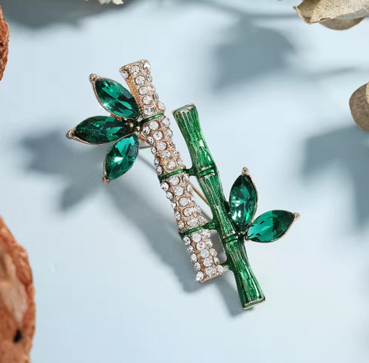 Elegant Colored Crystal Flower Brooches for Women - Jóias Finas - Broche Luxo em Cristal Colorido - Zirconia