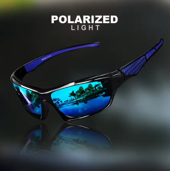 Polarized UV400 Sports Shades with Round Metal Frame – Custom Fit for Men & Women - Fashion Eyewear - Óculos de Sol Esportivos com Lentes Polarizadas UV400 – Armação Redonda em Metal, Ajuste Personalizado para Homens e Mulheres