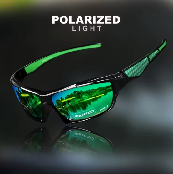 Polarized UV400 Sports Shades with Round Metal Frame – Custom Fit for Men & Women - Fashion Eyewear - Óculos de Sol Esportivos com Lentes Polarizadas UV400 – Armação Redonda em Metal, Ajuste Personalizado para Homens e Mulheres