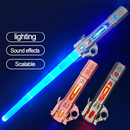 Laser Sword 2-in-1 Rotating Decompression Star Wars Reference - Espadas de Lutas Brilhantes - Cor Múltipla - Referência StarWars