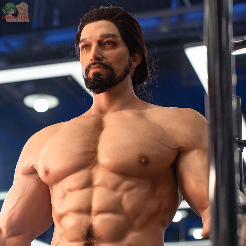 Massive Man Doll - Gym Male Large Penis Anal - Big Butt - Butter Silicone - Homem Boneco Erótico Massivo -XXL Membros - Silicone Máxima Qualidade - Realismo