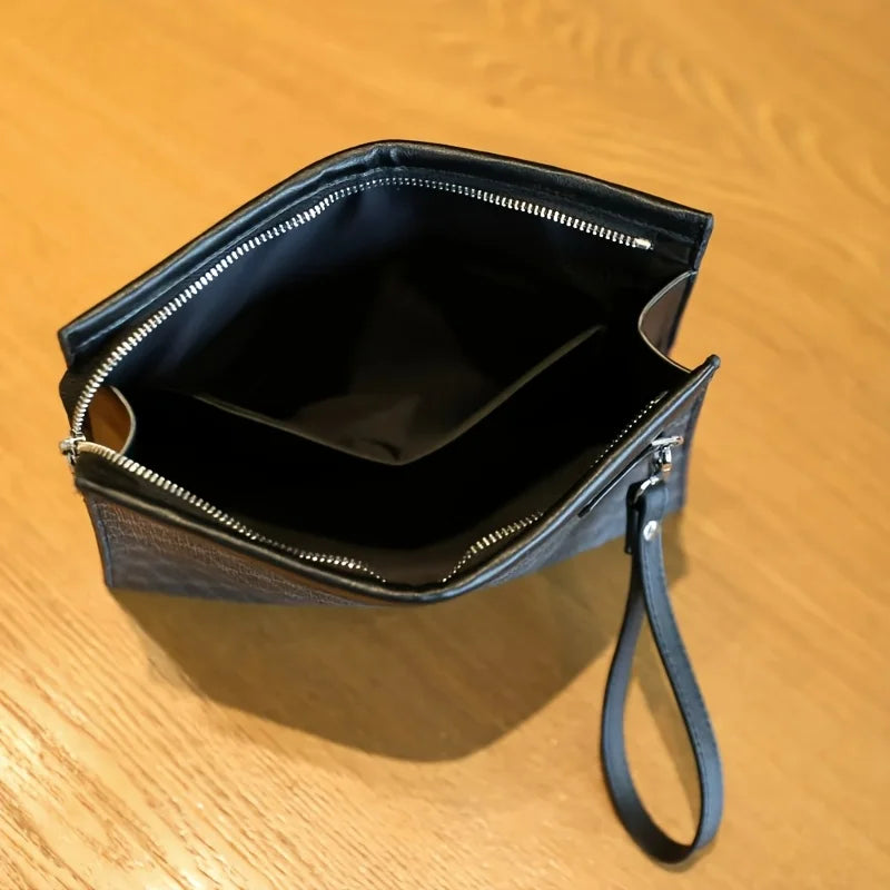 Envelope - Business Men's Clutches Luxury Handbag -  Pasta de mão para Negócios estilo envelope, com gancho para mão. Para Homens.